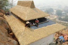 如何搭建仿真茅草--茅草屋？